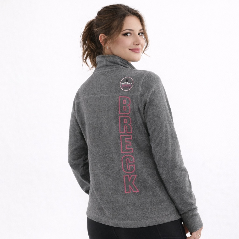 Jansport Breckenridge CO 1/4 Zip Fleece Pullover S Thumb Holes